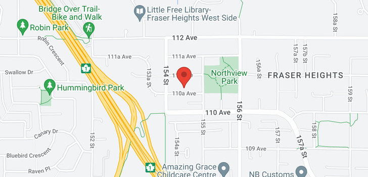 map of 15451 110A AVENUE